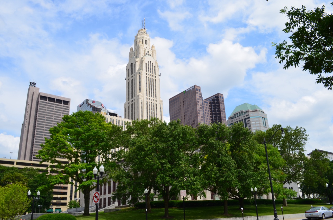 Downtown Columbus, Ohio skyline