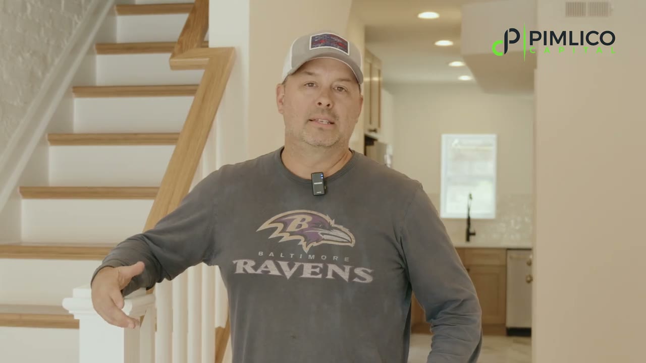 Brian Chance of Chance Development inside a finished renovation